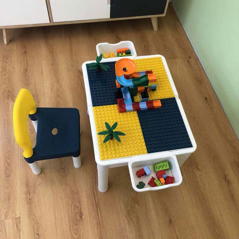 Bộ bàn Lego đa năng cho bé, Bàn học cho bé