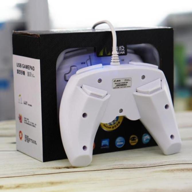 [Nazar V44 ] Tay Cầm Chơi Game, Tay Game 4 Nút Cho Máy Tính, Laptop, Box - Chơi FIFA, Pes, Giả Lập - Hàng Chính Hãng | BigBuy360 - bigbuy360.vn