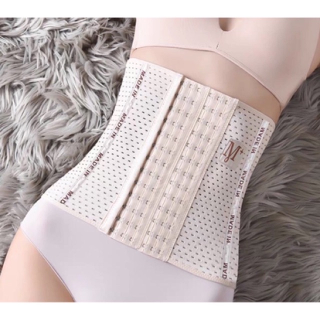 Gen nịt bụng siết eo chống gập cuộn với 6 hàng móc cài link hoạt ,giúp ce siết eo tạo đường cong chữ S video có sẵn | BigBuy360 - bigbuy360.vn