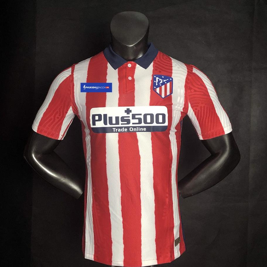 Áo đấu Atletico Madrid sân nhà 2020-2021 đỏ sọc trắng, áo Atletico đỏ sọc trắng sân nhà 2020-2021 SF (Thái Lan) ❕