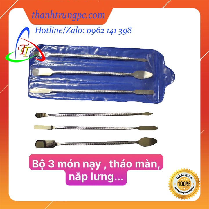 Bộ 3 Dụng Cụ Tháo, Tách, Nạy Màn Hình Điện Thoại, Ipad, LapTop,...