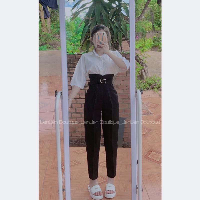 Quần Tây Khuyên Ngang