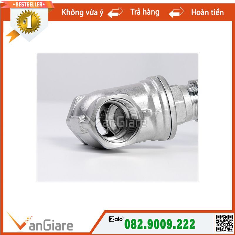 Van cửa inox 42 49 60 - van khóa nước tay vặn