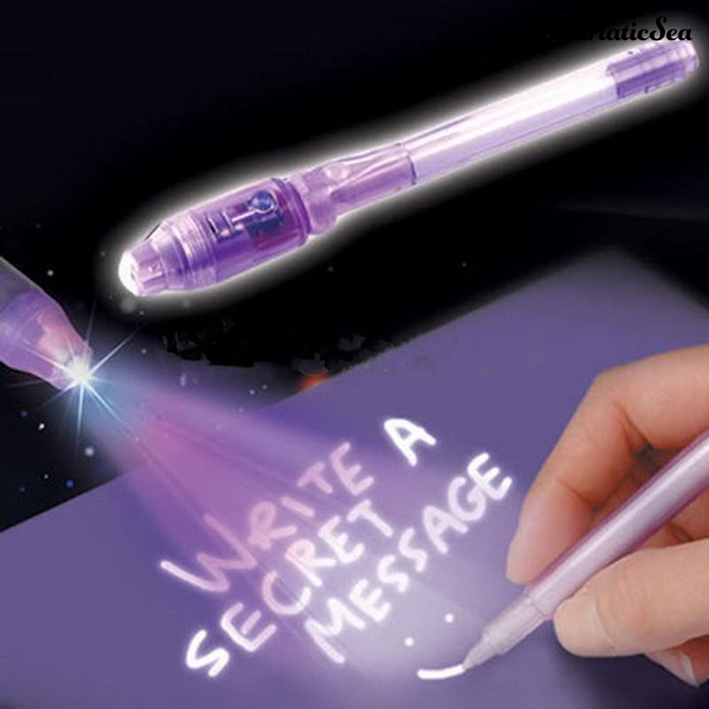 Bút mực tàng hình với đèn UV độc đáo tiện dụng cho học sinh
