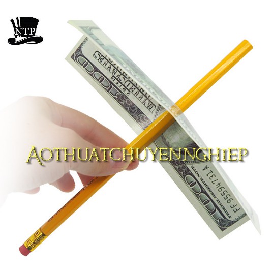 Ảo thuật Bút chì đâm xuyên tiền - Pencil Through Money