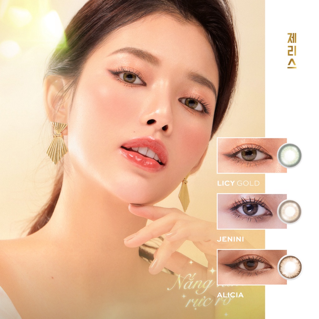 Box Pink The World - Kính áp tròng DOLL EYES, dung dịch ngâm &amp; nhỏ mắt