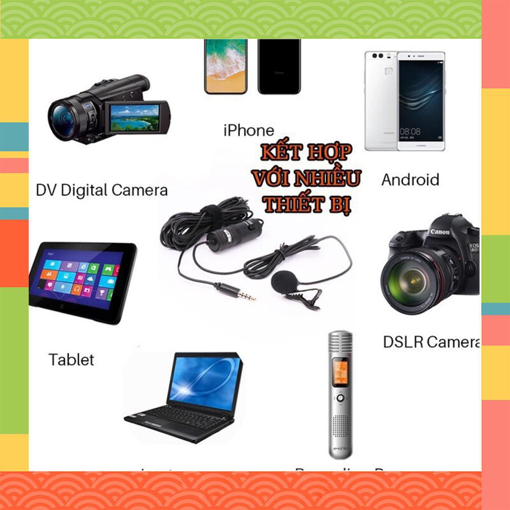 Micro Thu Âm Boya BY M1 - Micro Thu Âm Cho Điện Thoại - Máy Ảnh