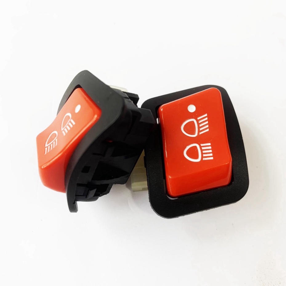 Công tắc tắt đèn pha cos cho các dòng xe wave 110, rsx 110, blade, Vision 2023, Lead 2023 future Loại Chân Đồng Màu Đỏ