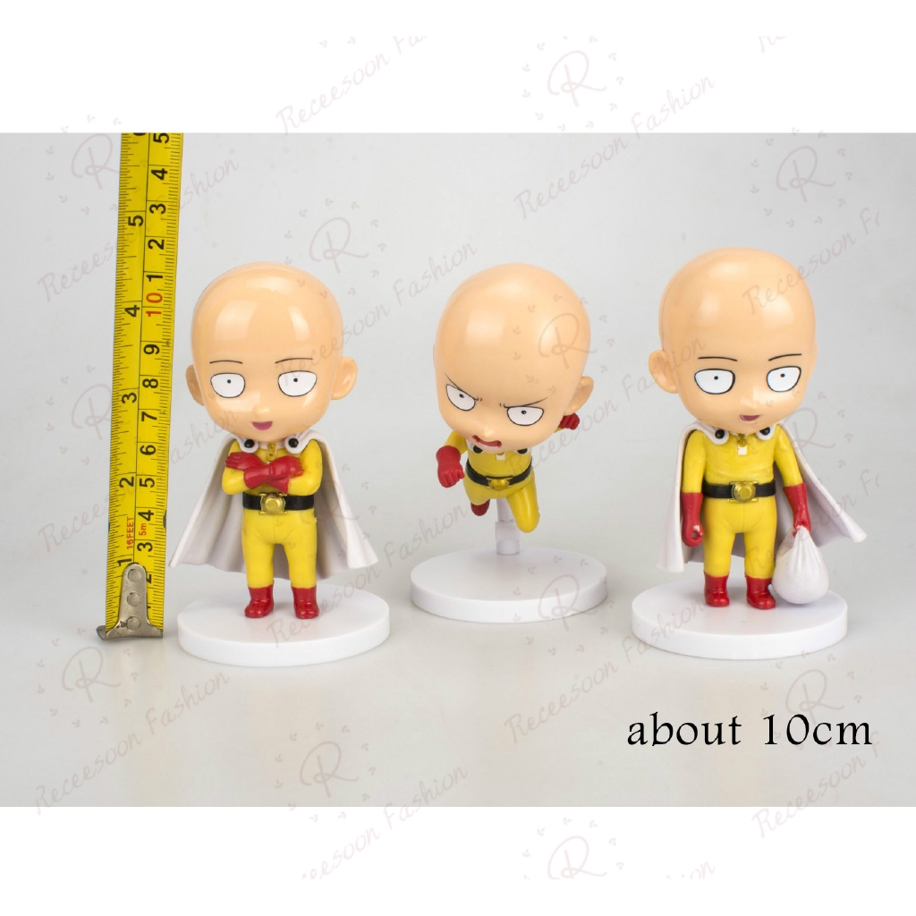 Bộ 3 tượng mô hình nhân vật saitama trong One Punch Man