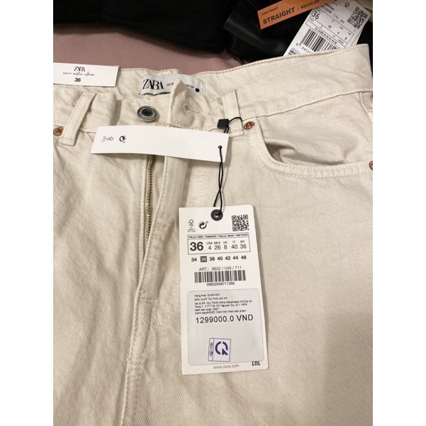 ZARA - Quần bò 90s FULL LENGTH JEANS - AUTHENTIC 100%