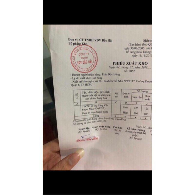 TĂNG CÂN SUPER MAX 4D HỘP 28 VIÊN CHÍNH HÃNG NHẬP KHẨU USA