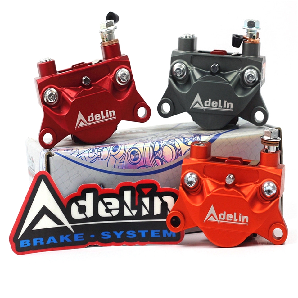 Adelin cnc adl-10 xe máy 32mm x 2 piston bộ kẹp phanh sau bơm 84mm gắn cho bws rs100 gtr m3