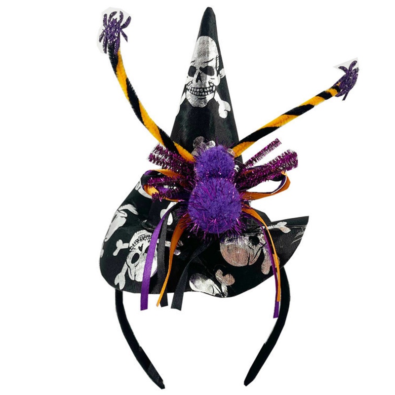 Băng Đô Mũ Phù Thủy Hóa Trang Halloween