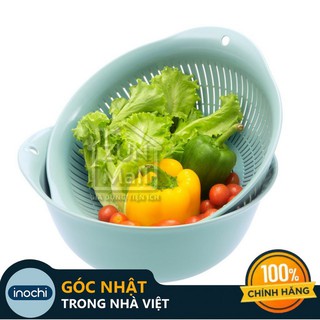 [HÀNG NHẬT] Bộ Thau Rổ Nhựa Cao Cấp Yoko Nhật Bản - An toàn cho sức khoẻ - Dễ dàng vệ sinh và hạn chế rêu mốc
