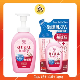Nước rửa bình arau nhật chính hãng dạng chai và túi