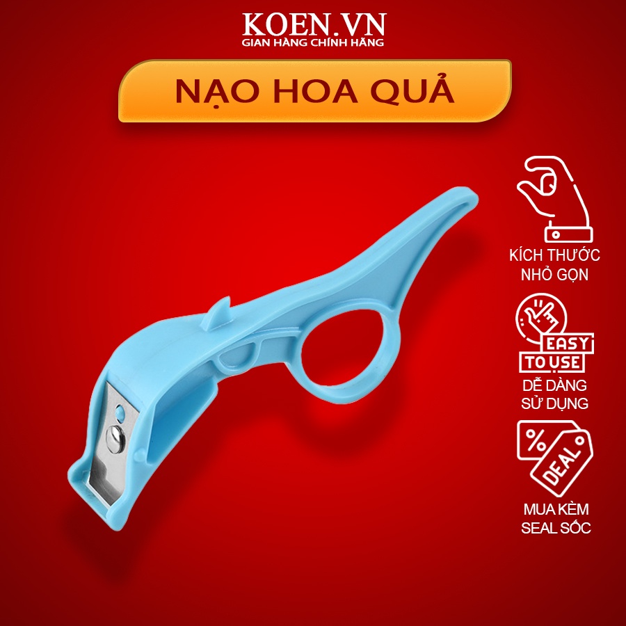 Dao Gọt Hoa Quả KOEN Nạo Rau Củ Dao Gọt Trái Cây Nhanh Chóng Lưỡi Dao Siêu Mỏng Tay Cầm Chắc Chắn