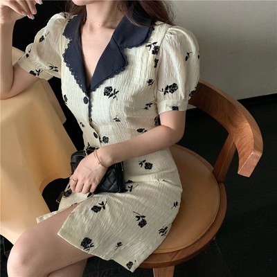 Đầm Nữ Tay Dài Thêu Hoa Thời Trang Thanh Lịch | BigBuy360 - bigbuy360.vn