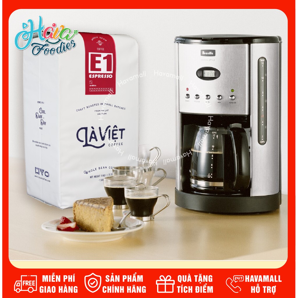 [CÓ HỖ TRỢ RANG XAY] Cà Phê Nguyên Hạt Arabica Chuyên Dụng Pha Phin Là Việt E1 Dịu Nhẹ 1000gr