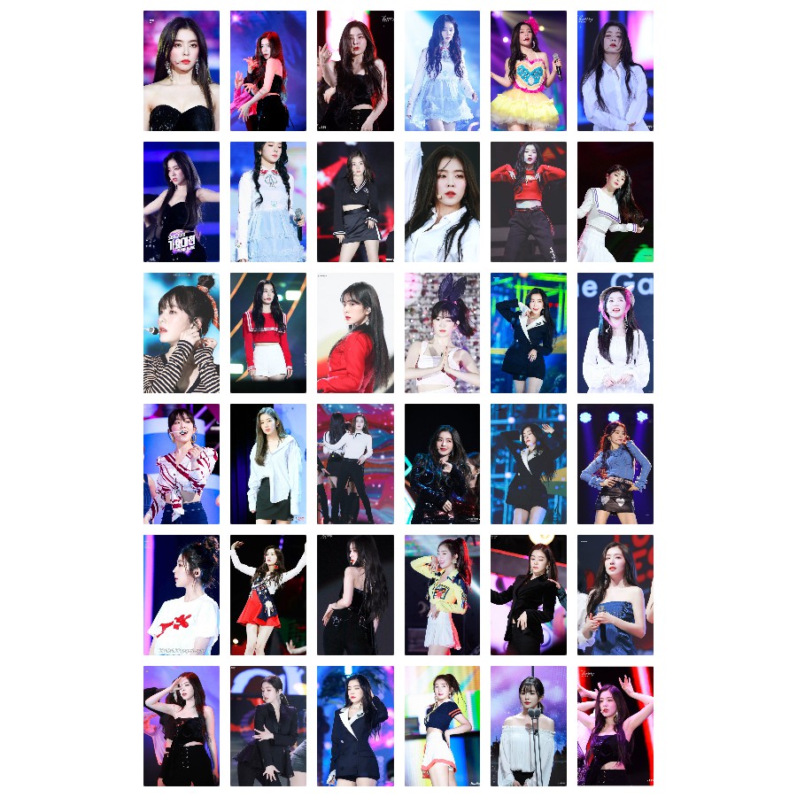 Lomo card 63 ảnh thành viên Red Velvet - Irene on stage