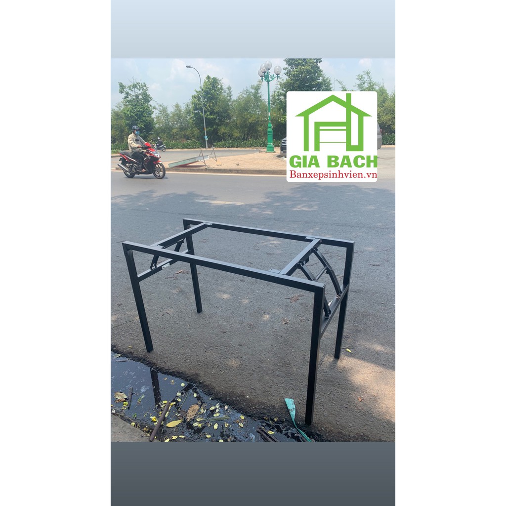 Khung Chân Sắt Lò Xo Chân Gấp Gọn Cao 72cm