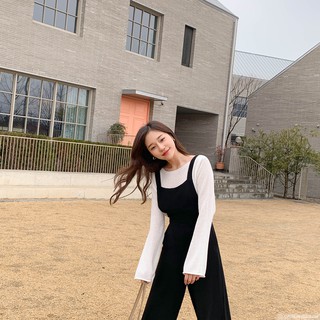 Jumpsuit Quần Dài Đơn Giản