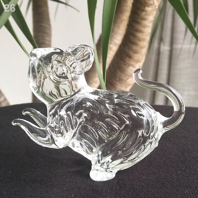 ✣ ♈ Pha lê 12 con giáp Quà cưới sinh nhật Chó Thỏ Bò Lợn Rồng Ngựa Phong Thủy Đồ trang trí nhỏ Bộ hoàn chỉnh Thủ côn