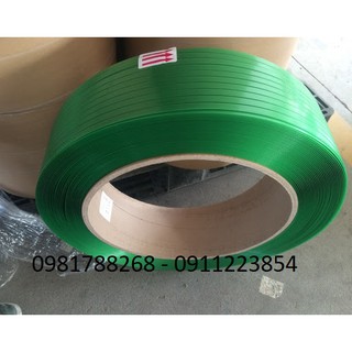 Dây đai PET, Dây đai PET xanh bản 16 mm 1 cuộn 20 kg