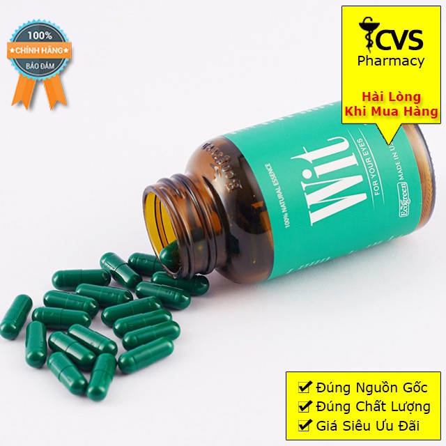 WIT - Viên Uống Bổ Mắt Tăng Cường Thi Lực (30 Viên)