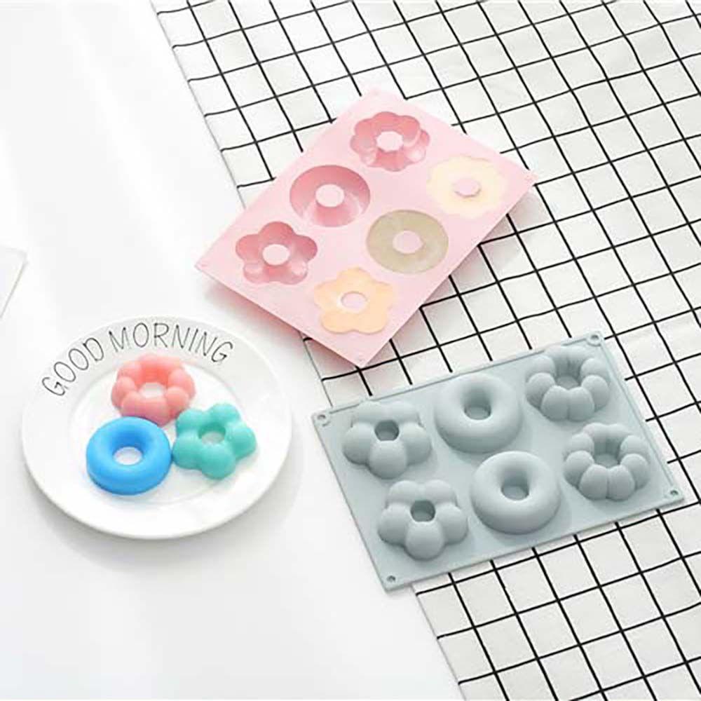 Khuôn Làm Bánh Donut / Socola / Pudding Bằng Silicone DIY 1