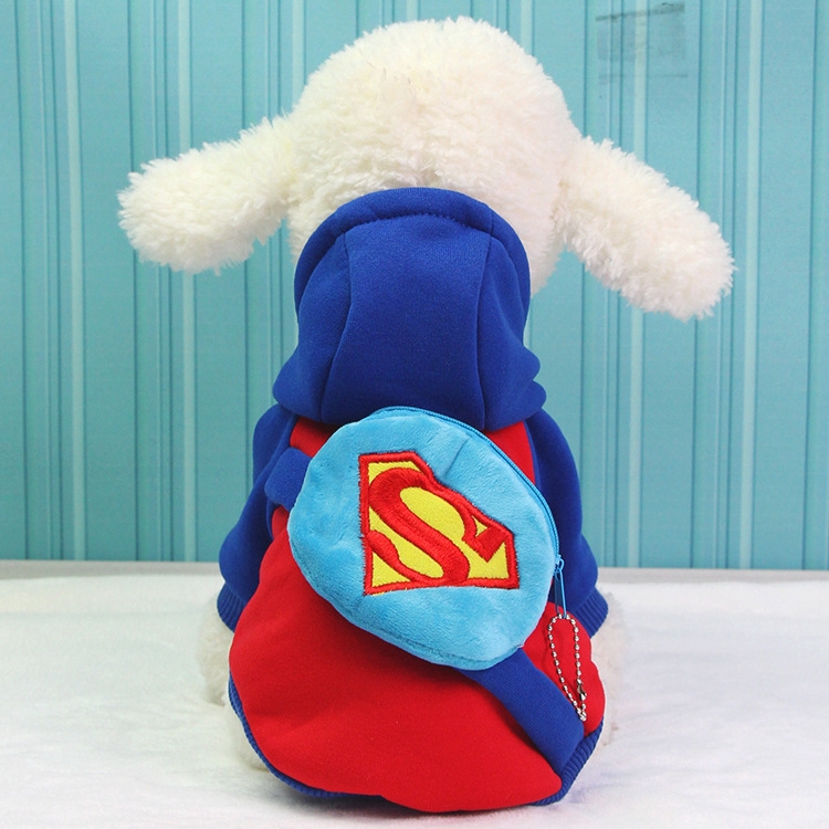 Áo có túi đựng đồ/ mũ trùm đầu yêu thời trang mùa đông dành cho thú cưng
