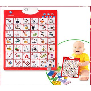 Bảng chấm đọc 🔥giá  siêu rẻ🔥 dạy bé phát âm giúp bé phát triển tư duy  có bài hát tặng kèm pin
