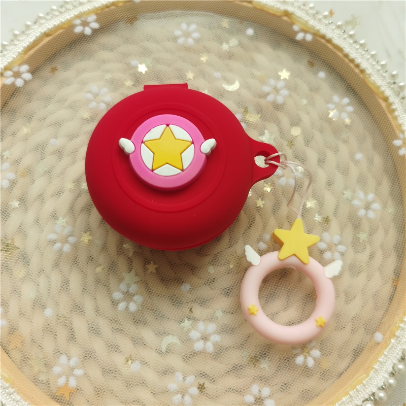 Vỏ Bảo Vệ Hộp Sạc Tai Nghe LG Tone Free FN7/FN6/FN5/FN4 Bằng Silicon Họa Tiết Hoạt Hình Dễ Thương Kèm Móc Khóa