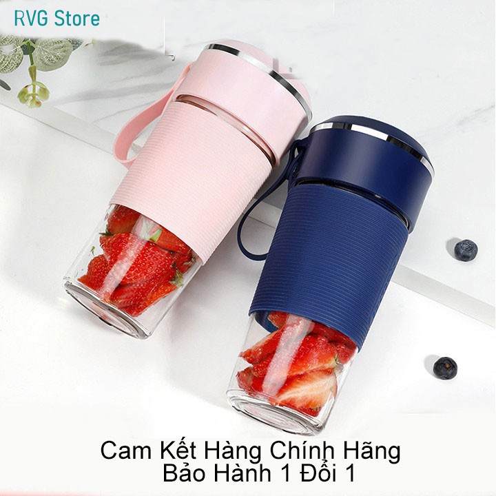 Máy xay Sinh tố Cầm tay mini Dao 4 Lưỡi - Đa năng, Tiện dung, Linh động - Hàng công ty