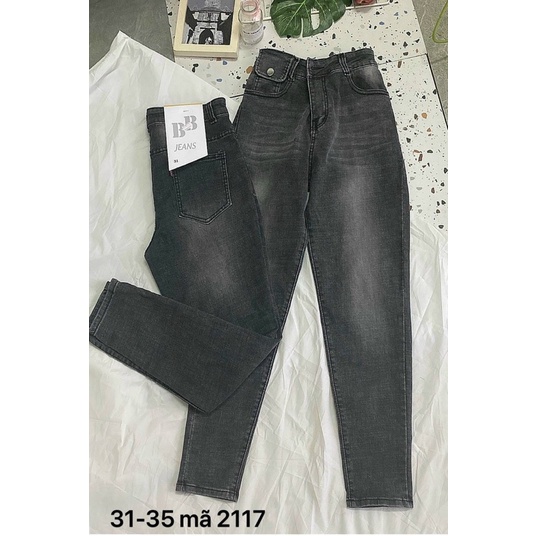 quần jeans co dãn lưng cao Bigsize 55kg-95kg