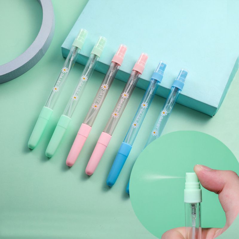 Bút Bi 6Kit Có Thể Bơm Mực Lại Kèm Chai Đựng