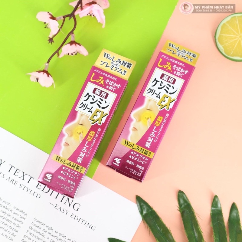 Kem hỗ trợ giảm nám Keshimin Kobayashi nhật bản 30g