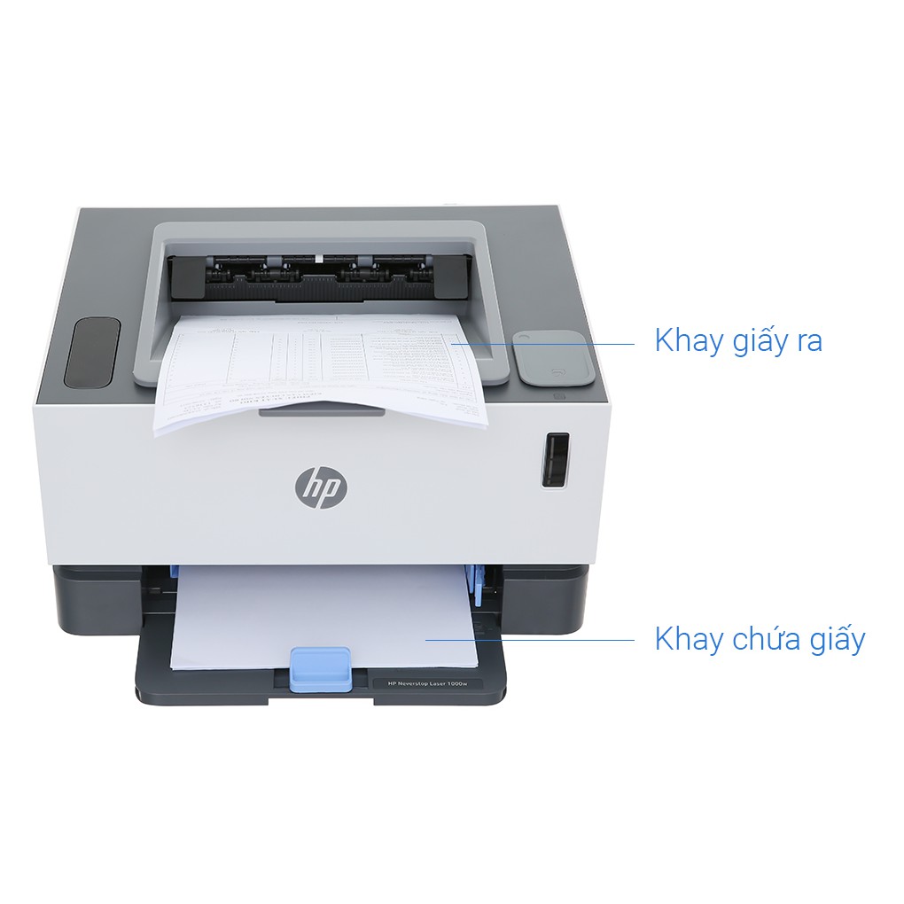 [Mã ELTECHZONE giảm 5% đơn 500K] Máy in HP Neverstop Laser 1000w,1Y WTY_4RY23A