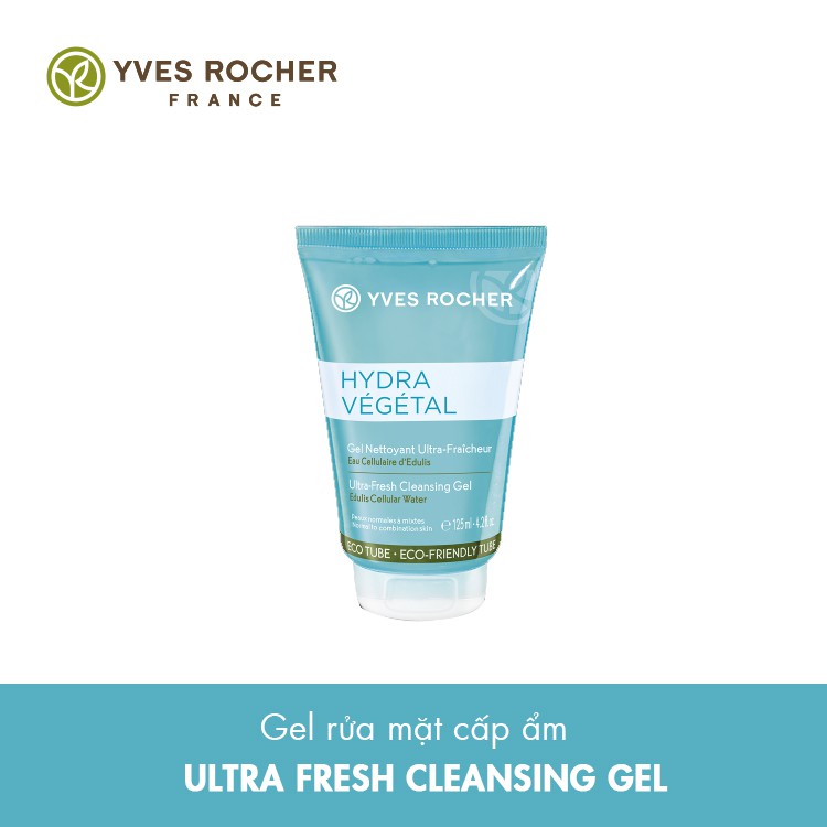 [Mã FMCGMALL giảm 8% tối đa 80K đơn 250K] Gel Rửa Mặt Cấp Ẩm Yves Rocher Ultra Fresh Cleansing Gel 125ml