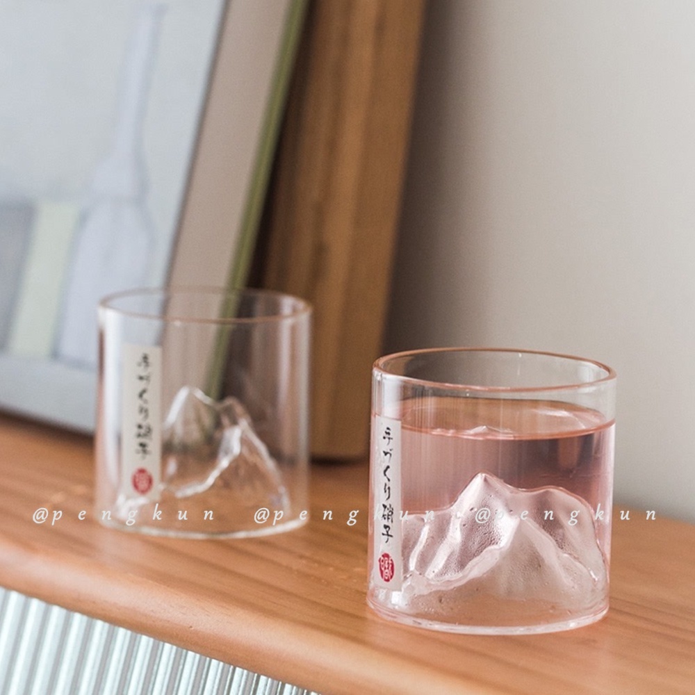 Cốc thủy tinh uống rượu Whiskey Asama cách nhiệt phong cách Nhật Bản