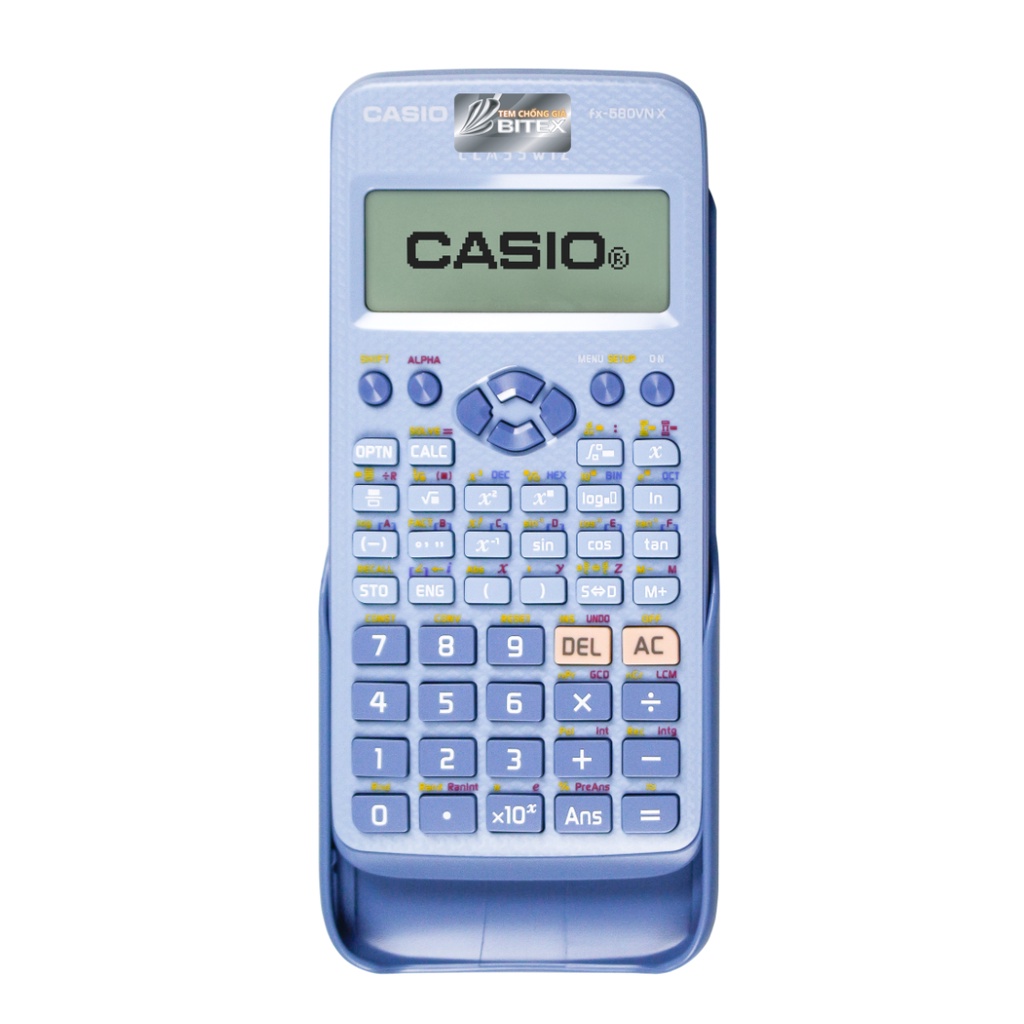 Máy tính CASIO FX 580 VNX Sắc Màu Chính Hãng BH 7 năm Bitex-Xanh Dương