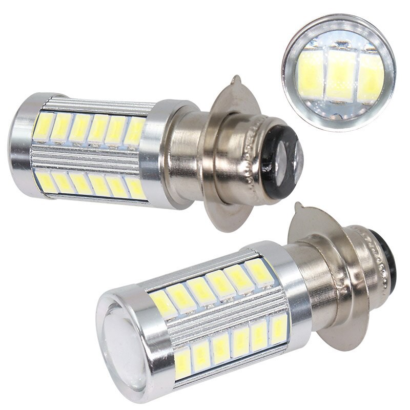 Set 2 Đèn Pha Kevanly P15D H6M Dc12V Px15D 12v Chuyên Dụng Cho Xe Mô Tô