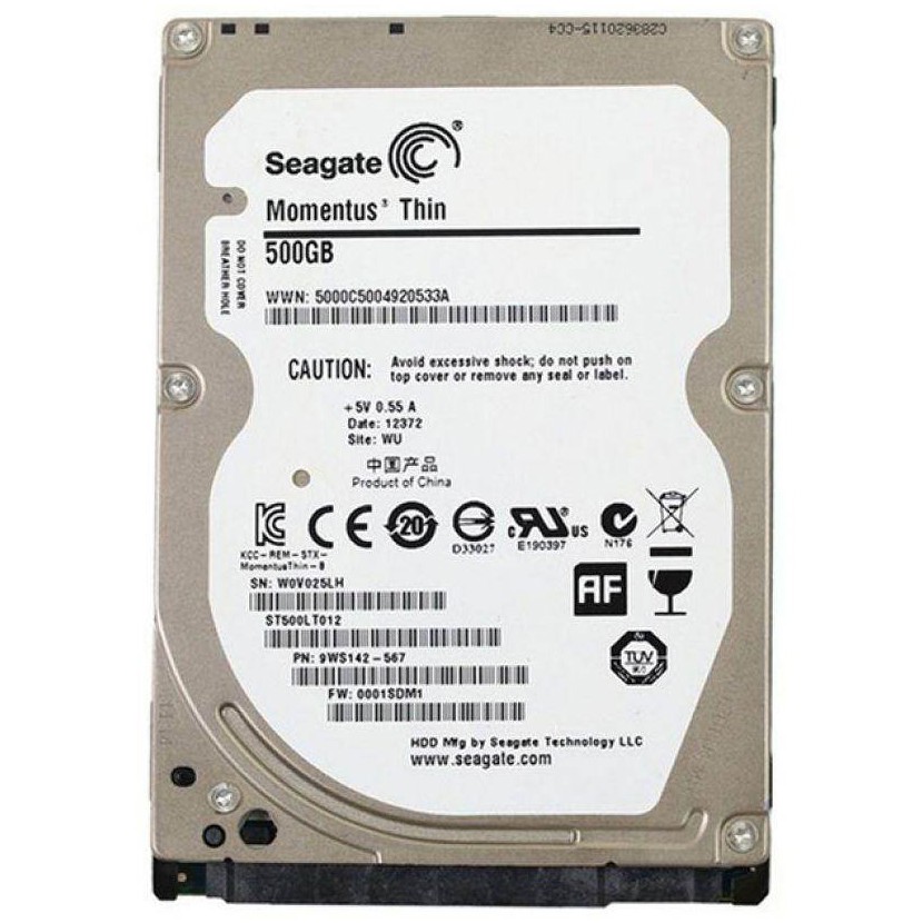 HDD Laptop SEAGATE 500GB/1000GB/2000GB Sata Momentus Thin Slim 7mm chuẩn Sata hàng chính hãng siêu bền bảo hành 12 tháng | WebRaoVat - webraovat.net.vn