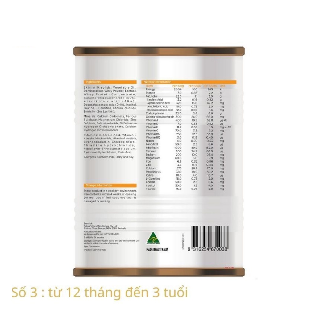 Combo Sữa Bột Giúp Bé Phát Triển Toàn Diện Follow - On Formula Healthy Care Số 2 Và Toddler Milk Drink Healthy Care Số 3