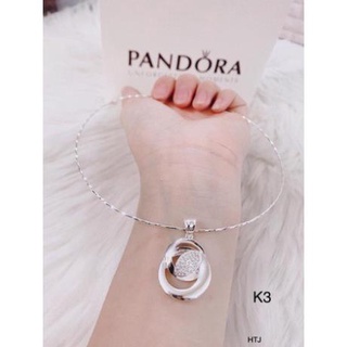 KIỀNG MỀM BẠC NỮ MẶT BẠC TA