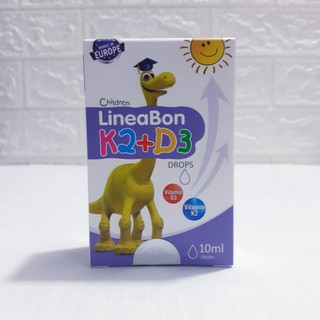 LineaBon  K2+D3 - Bổ sung vitamin K2 D3 drops Tăng cường hấp thu canxi tối đa (Lọ 10ml)