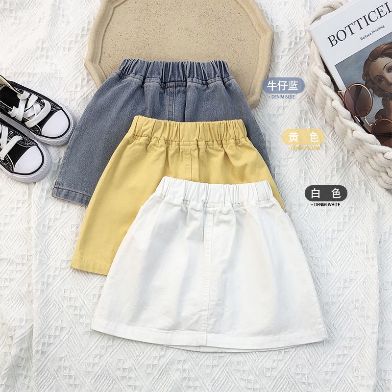 Quần short denim Thời Trang Mùa Hè Cho Bé Gái