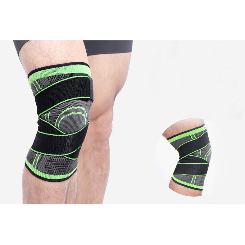 Bó Gối, Băng Gối Luyện Tập Thể Thao Đá Bóng Chạy Bộ Gym Chính Hãng Aolikes 7720