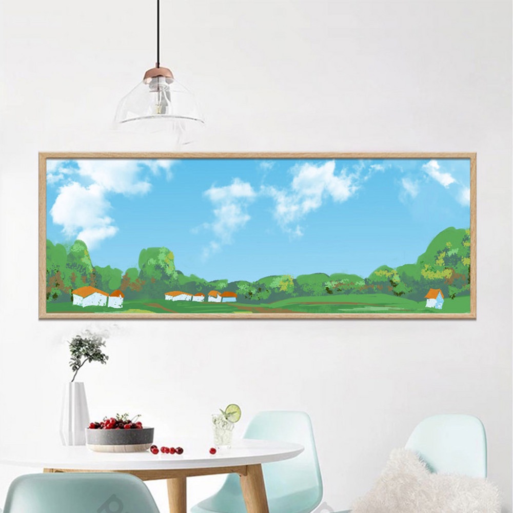 In hình ép gỗ Laminate TRANH PHONG CẢNH - Mẫu 8 (1 Ngang 20x60, 30x90). In ảnh theo yêu cầu