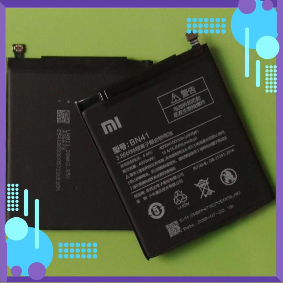 Đẹp rẻ  Pin thay thế cho Xiaomi Redmi Note 4 - Chip Helo X20 (BN41) 4000/4100 mAh