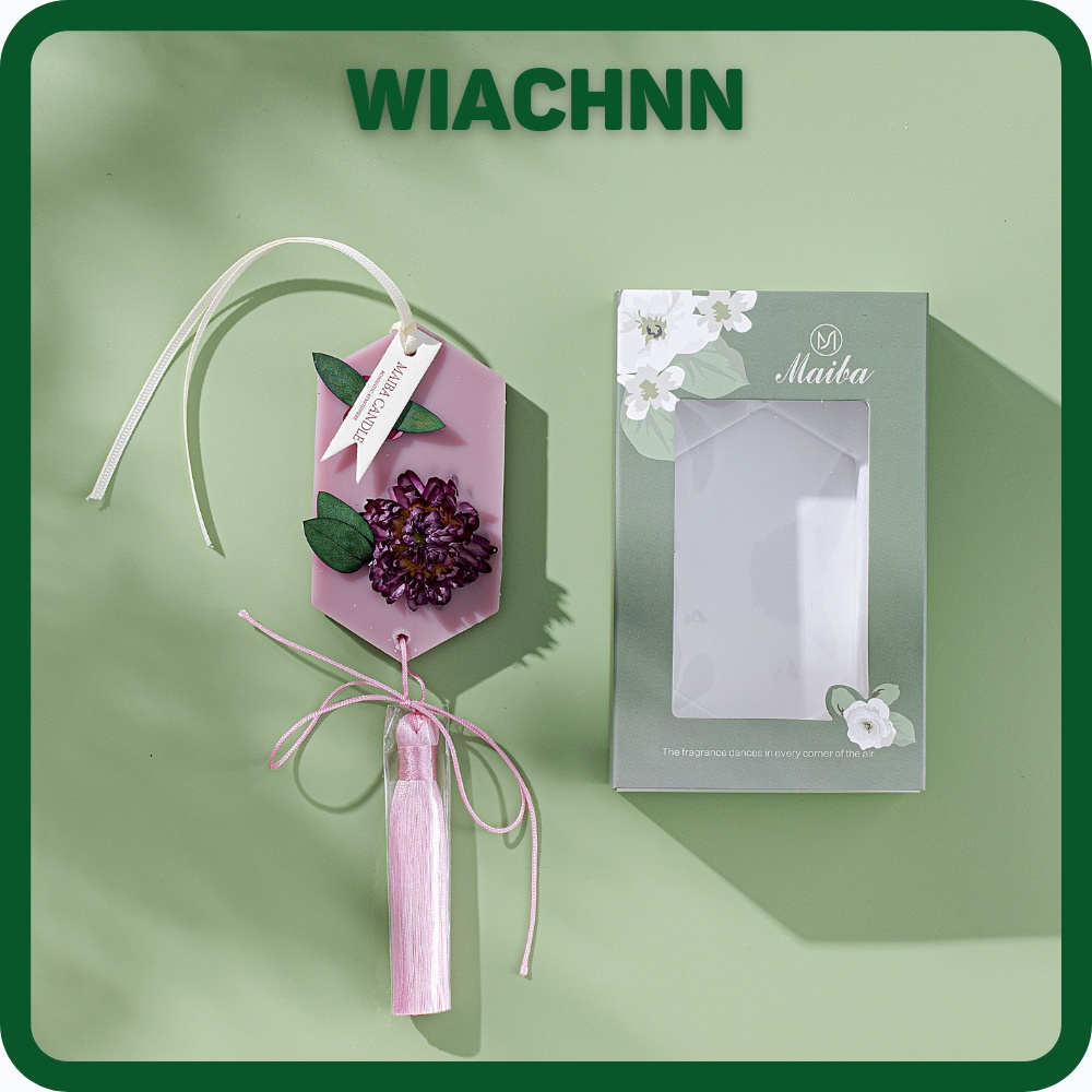 Sáp thơm treo phòng lục giác khử mùi không khí hoa khô MAIBA tạo mùi hương giúp thư giãn giảm stress, decor trang trí